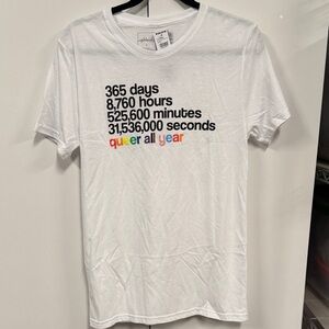 The Phluid Project White Pride Graphic Tee